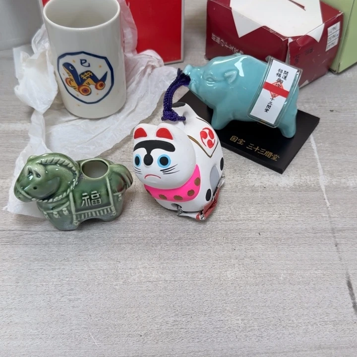 瓷片茶道具工艺品
