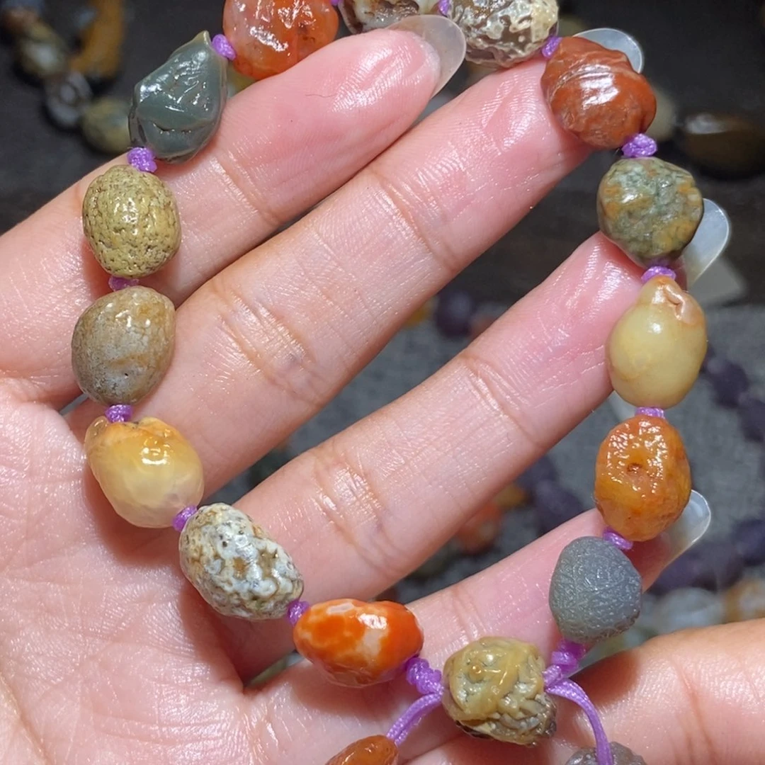 未镶嵌玛瑙/玉髓珠宝半成品