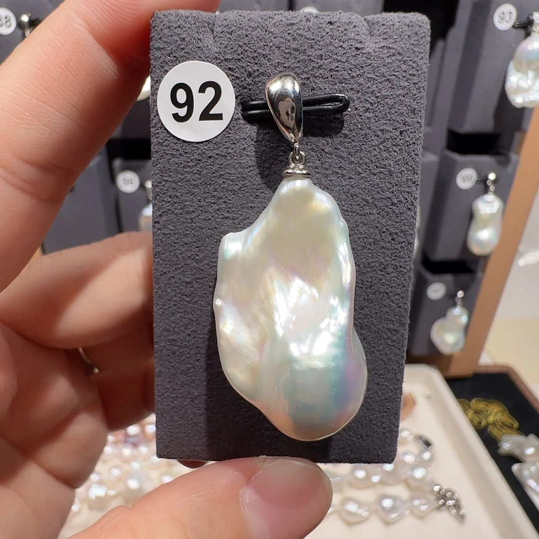 颈饰淡水珍珠银S925镶嵌