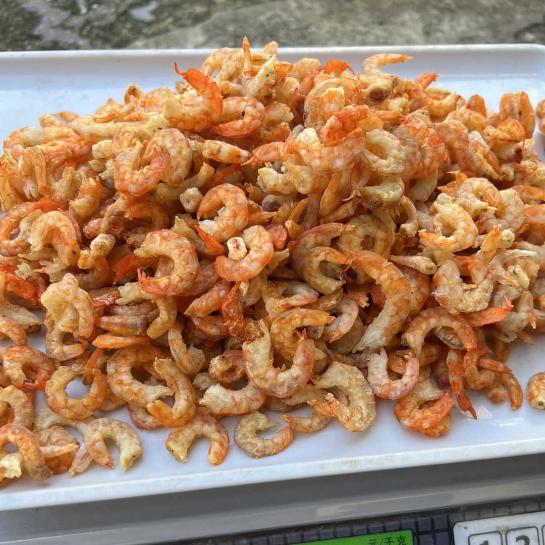 广西北海沙田纯手工制作零添加剥壳麻虾原味虾米可即食的海味