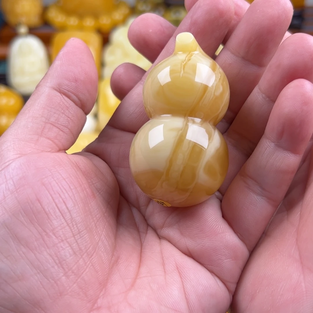 琥珀颈饰未镶嵌纯天然蜜蜡