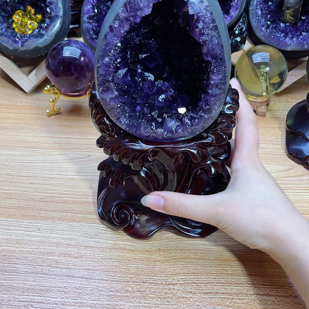 美***光未镶嵌大型摆件（非配饰）紫晶