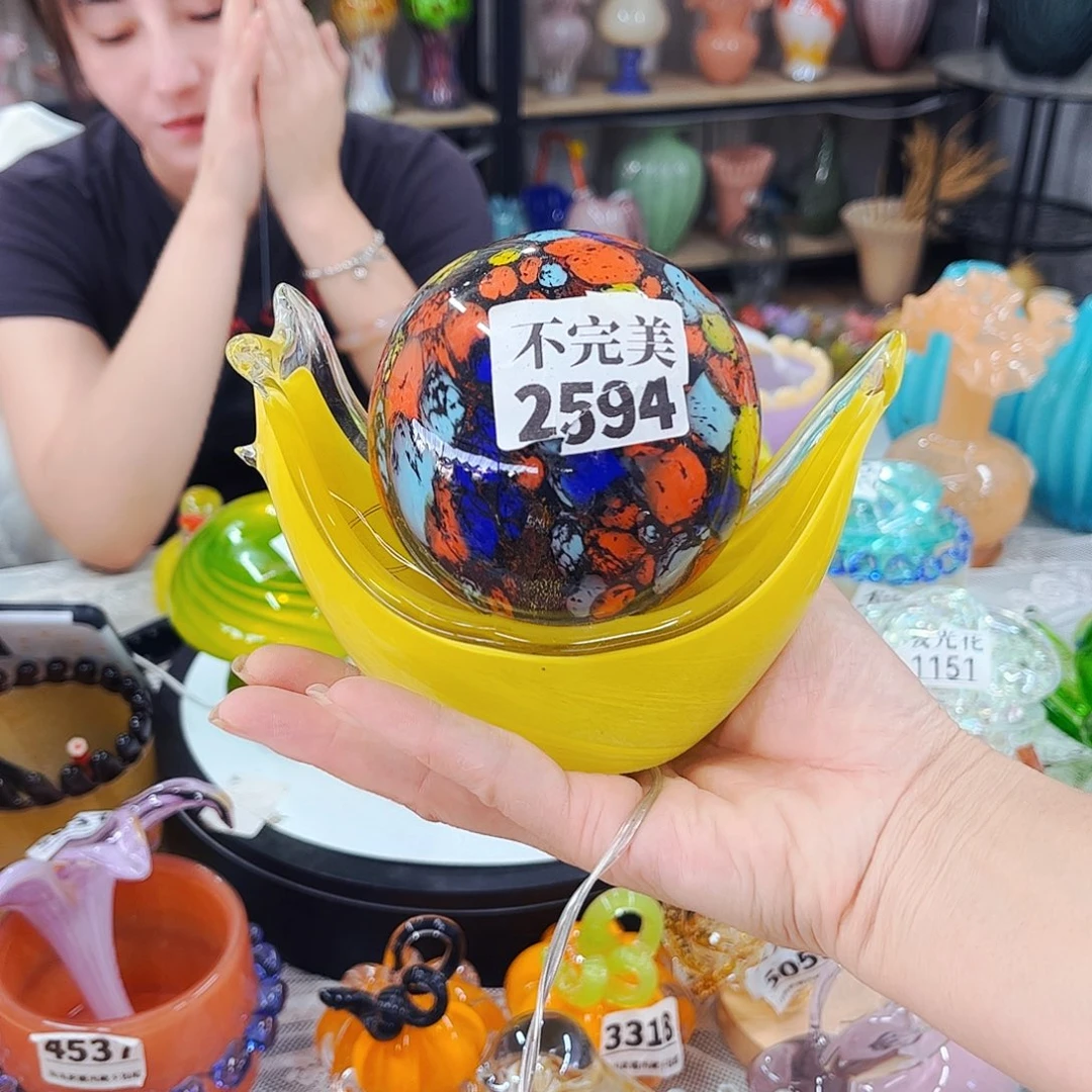 2594灯 家悦琉璃工艺品不完美