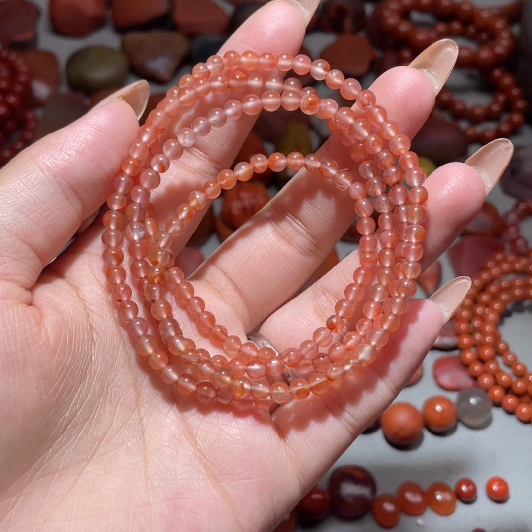 南红玛瑙手串未镶嵌