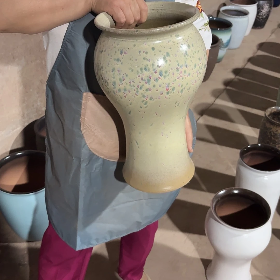 紫砂花盆口20高40一个