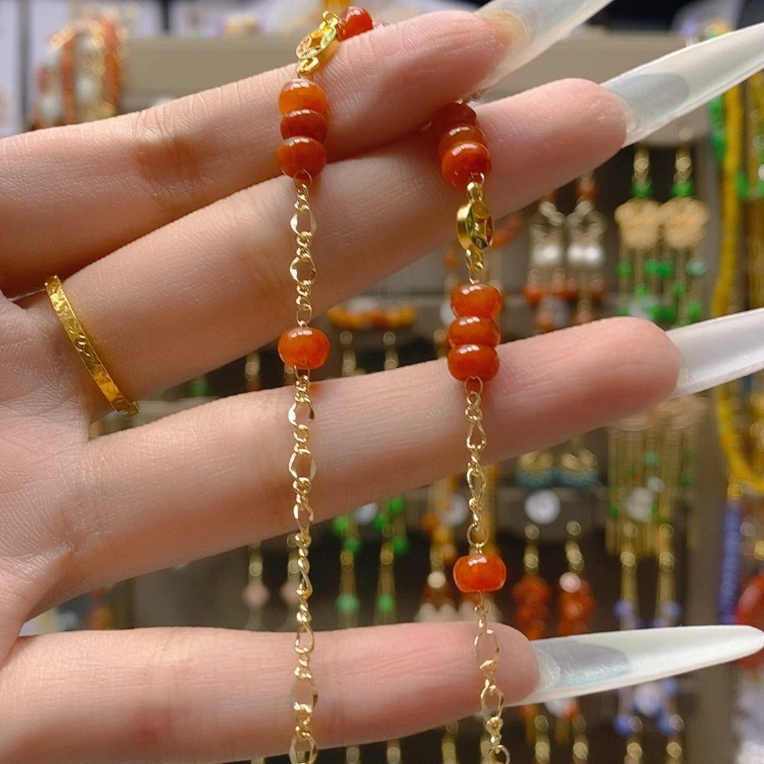 翡翠合金耳饰翡翠