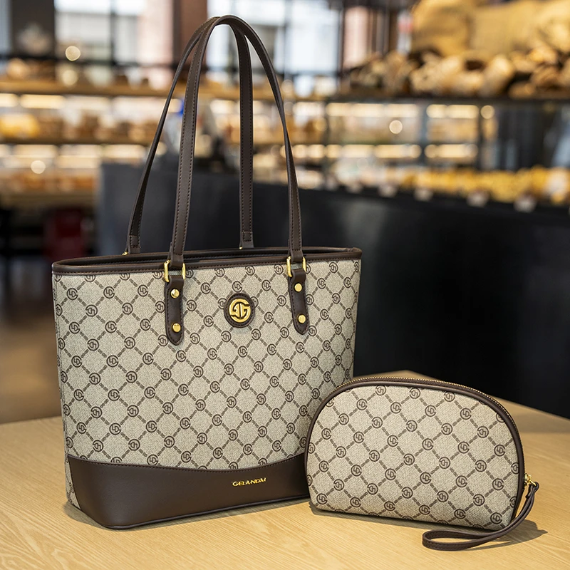 轻奢托特包女大容量高级感2025新款时尚百搭手提单肩包女士大包包