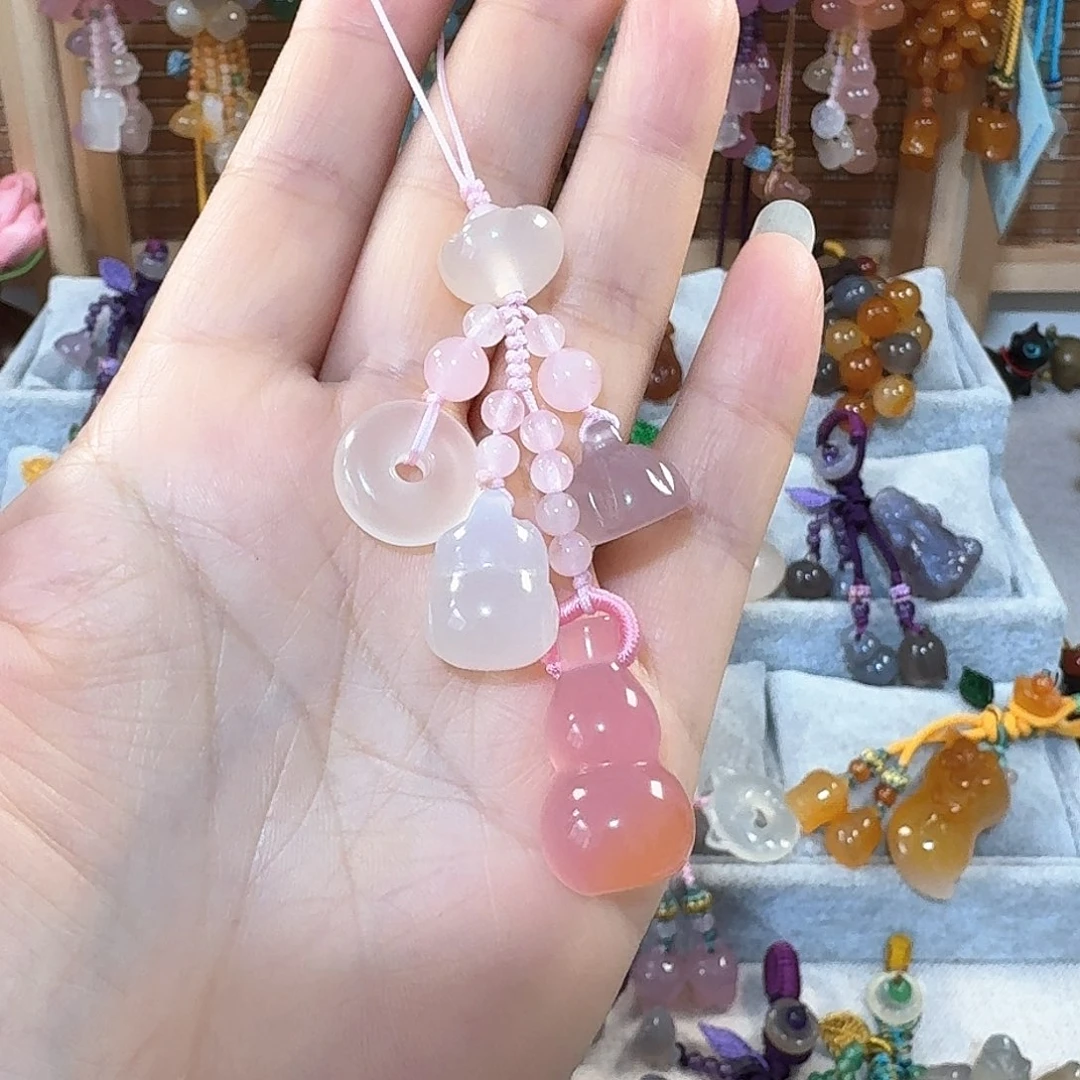 玛瑙/玉髓手机链未镶嵌