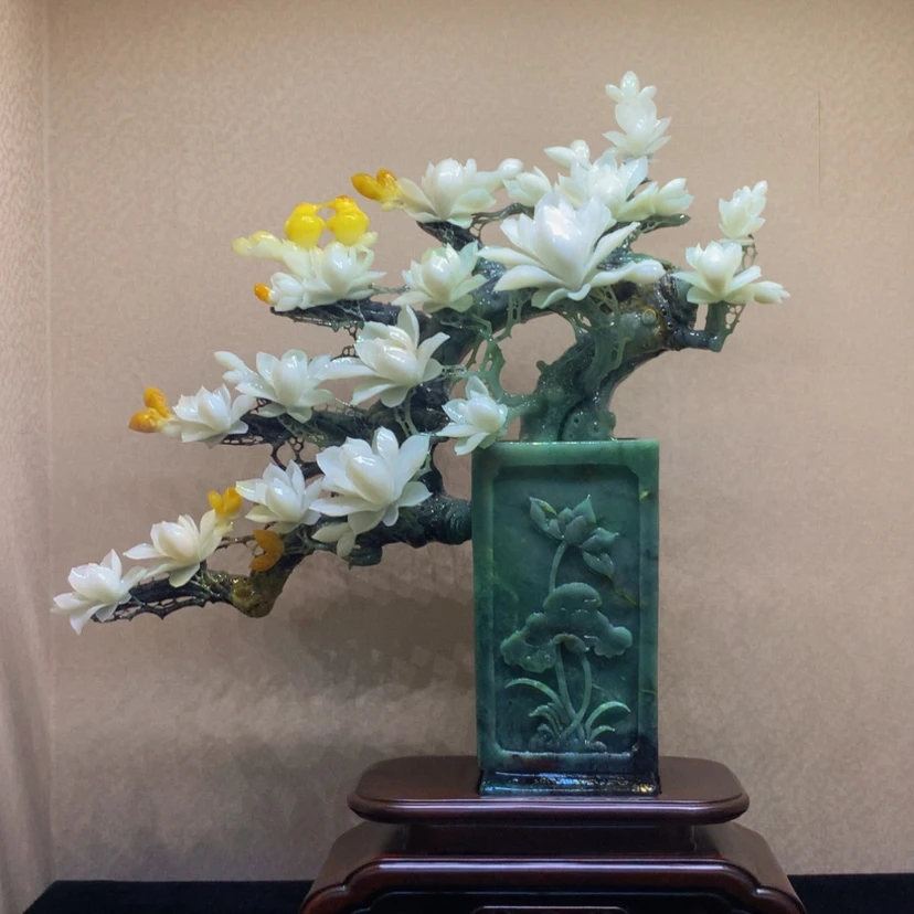 【闪购商品】未镶嵌蛇纹石玉摆件覆膜