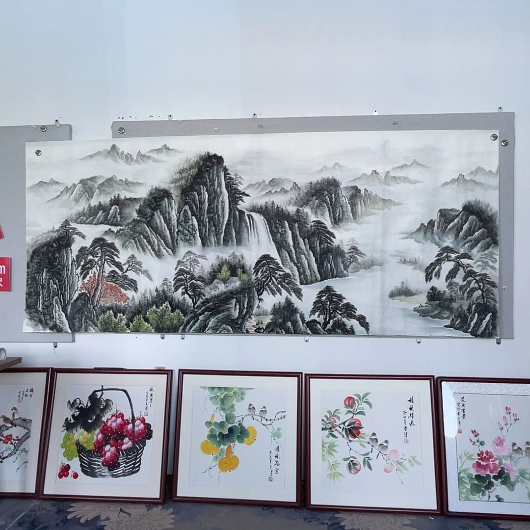国画山水画作品欣赏1