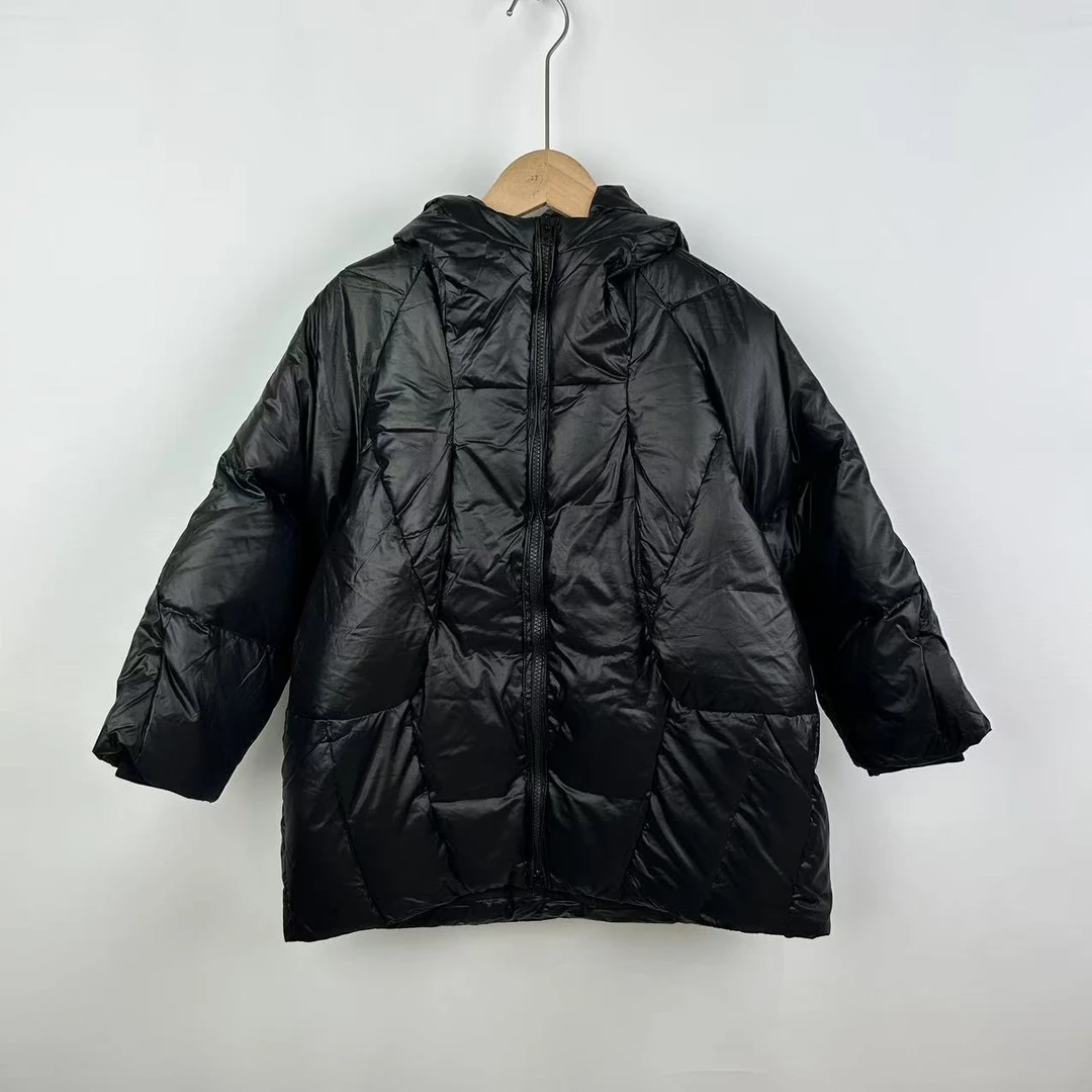 90 白鸭绒填充！亮面羽绒服，绒朵蓬松不钻绒，保暖抗风超实在  0821