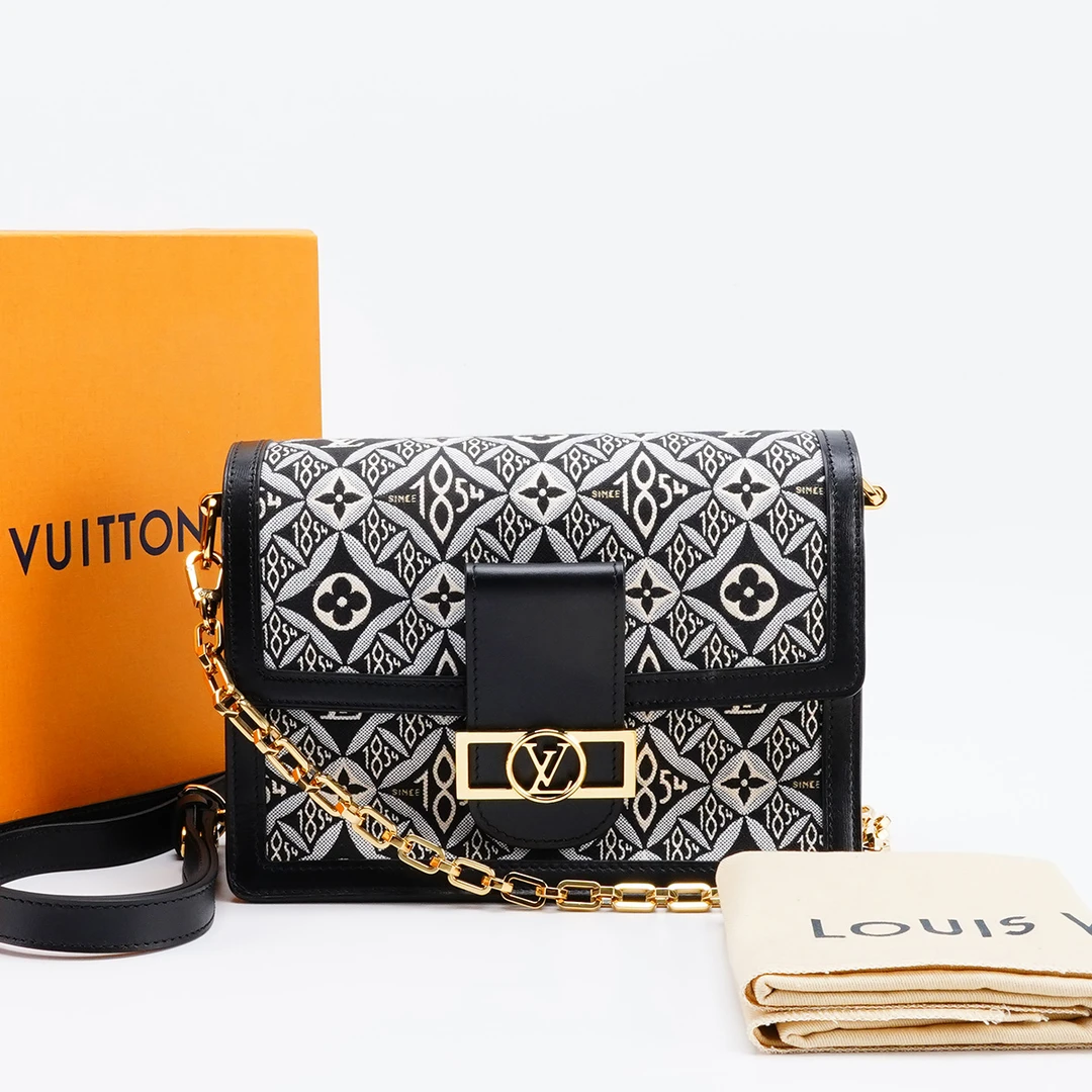 95新 LouisVuitton/路易威登 达芙妮中号1854系列/BG23002011