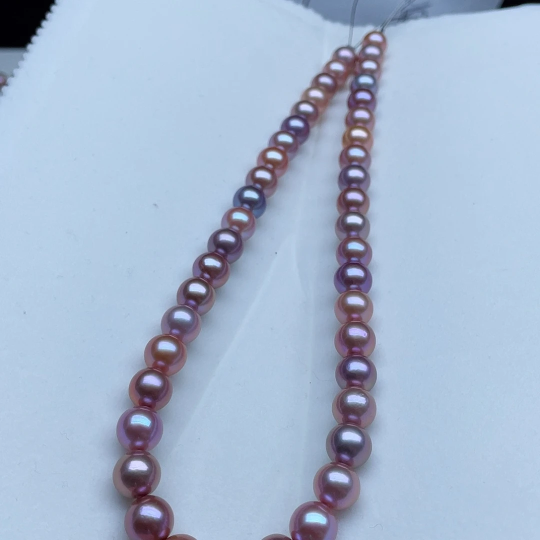 淡水珍珠颈饰银S925镶嵌