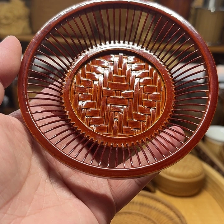 竹丝杯垫早期作品