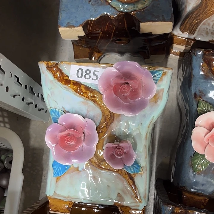 紫砂花盆粗陶材质多肉花盆