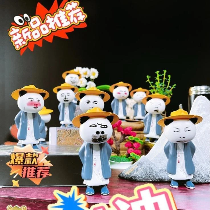 虾仁摆件送礼物全套手办桌面摆件立体公仔高颜值卡通动漫周边