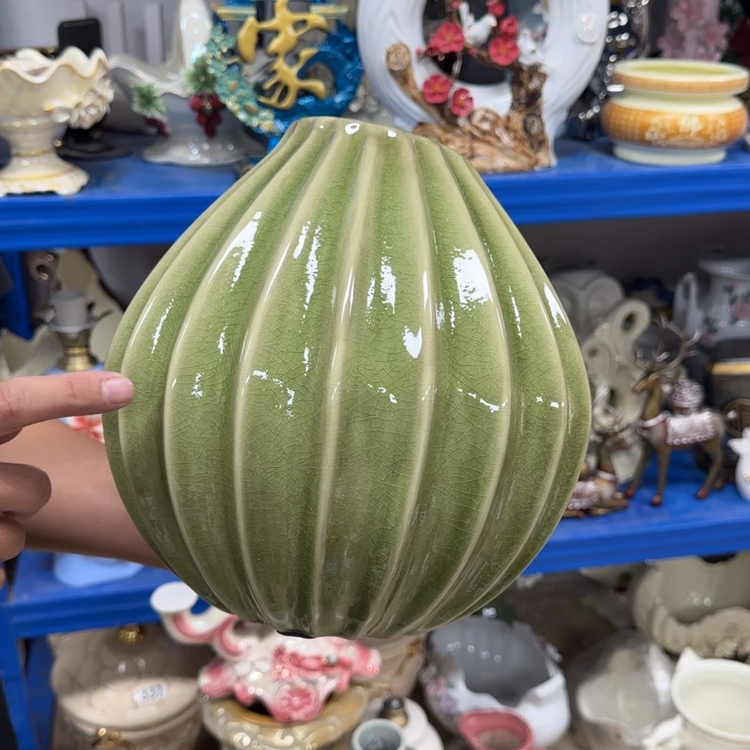 瓷片陶瓷工艺花瓶摆件