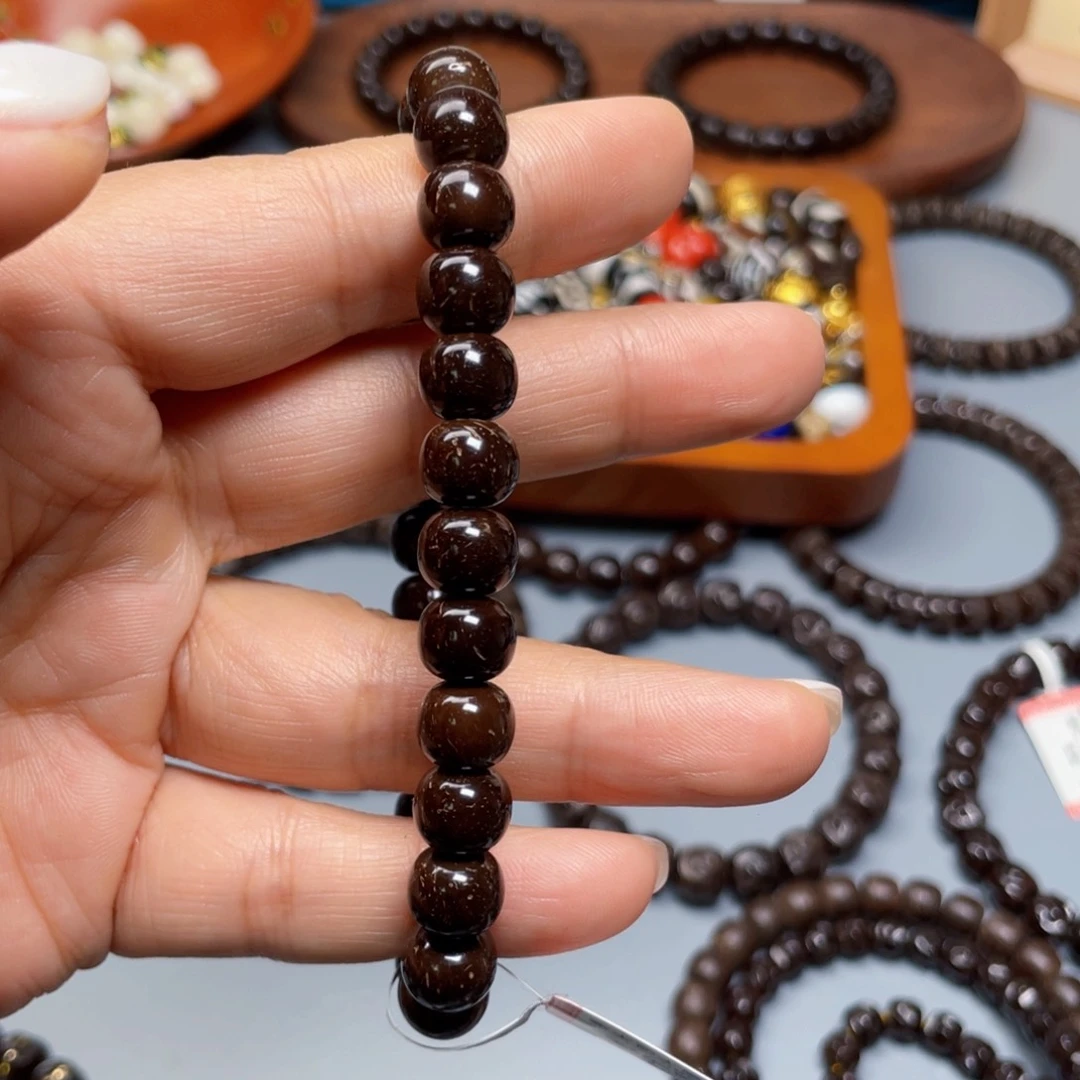 我***机椰蒂手串原生态9-8孤品老型