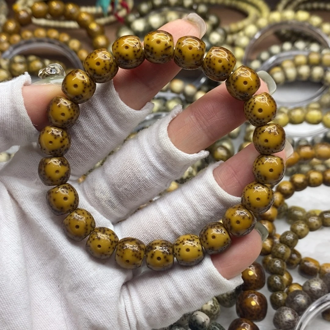 手串星月菩提10×9直切鼔珠