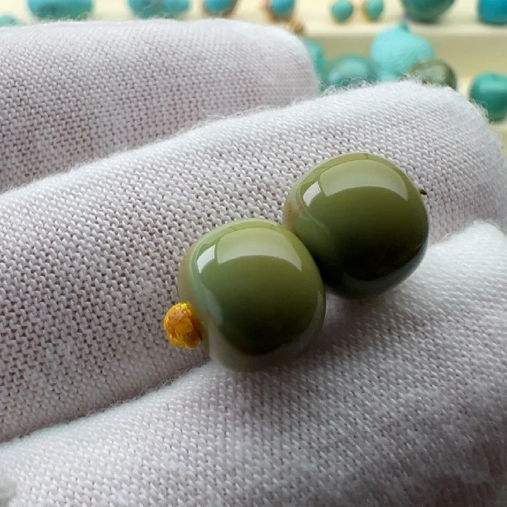 绿松石未镶嵌珠宝半成品9.3