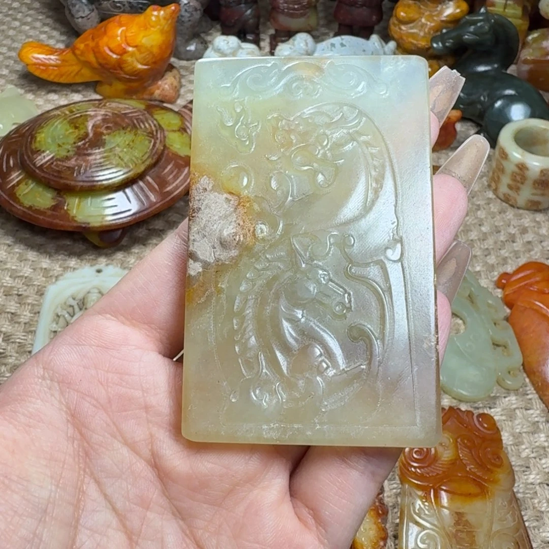 白玉菩提吊坠挂件