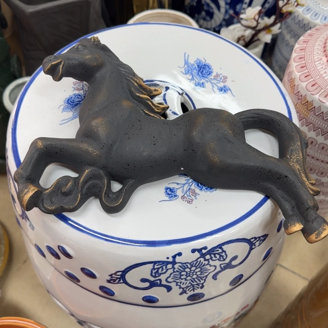 瓷片陶瓷工艺花瓶摆件