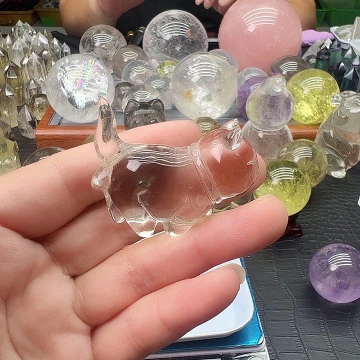梦***！未镶嵌珠宝半成品水晶355