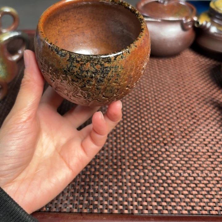 紫砂茶杯压手大杯200 C