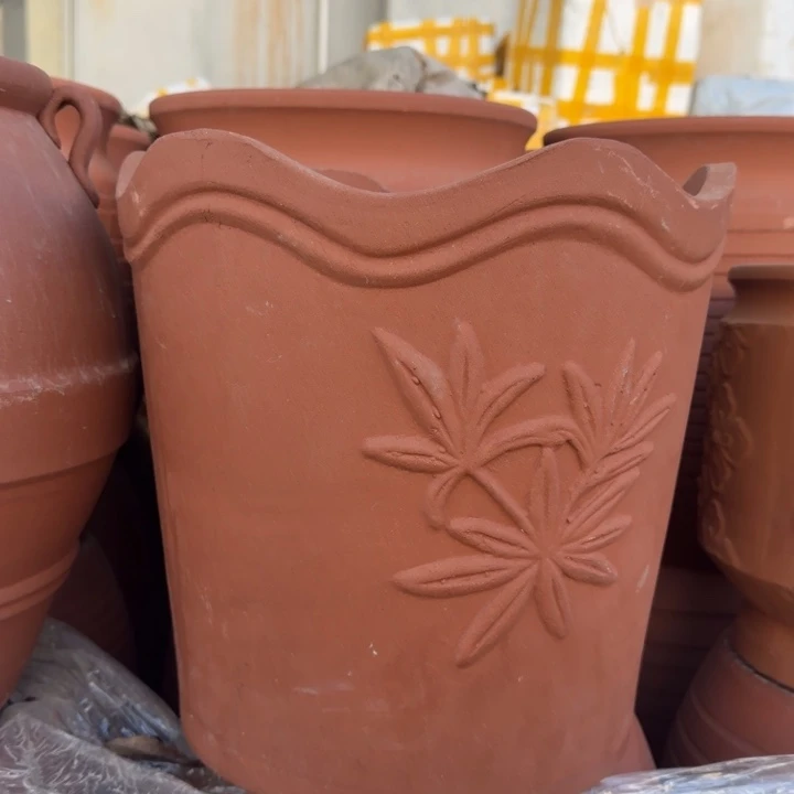 紫砂花盆口31高30宜兴紫砂粗糙正常