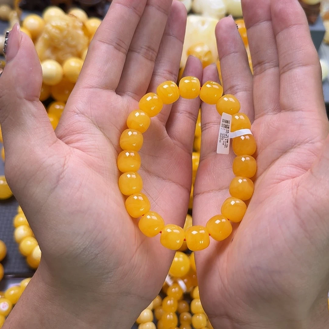 未镶嵌蜜蜡珠宝奇石同料12mm