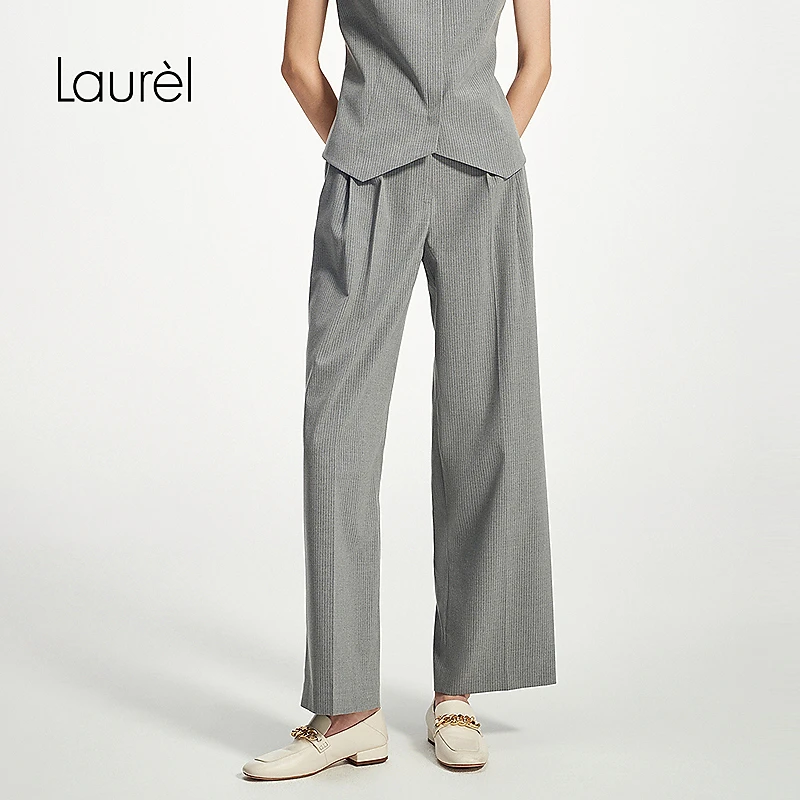 Laurel劳芮25春新款高腰长裤女LWD351K02300