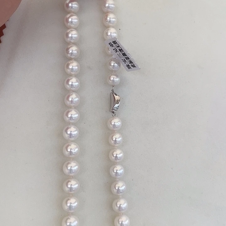 淡水珍珠银S925镶嵌颈饰10