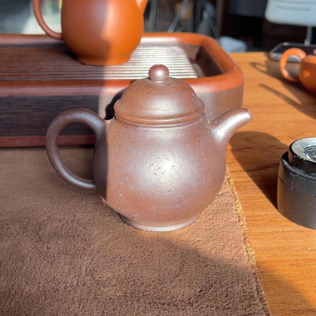 紫砂茶壶高端160cc段泥潘壶高温