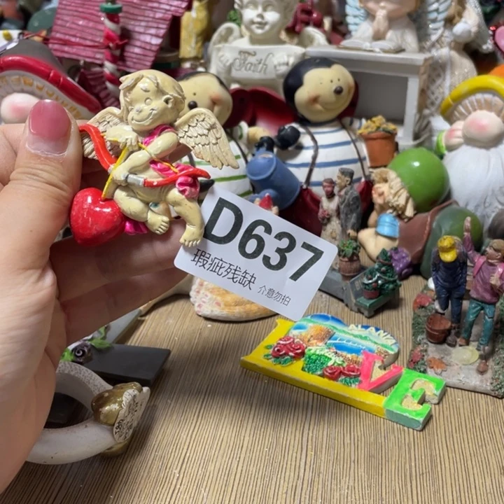 很***E摆件孤品老货微瑕瓷