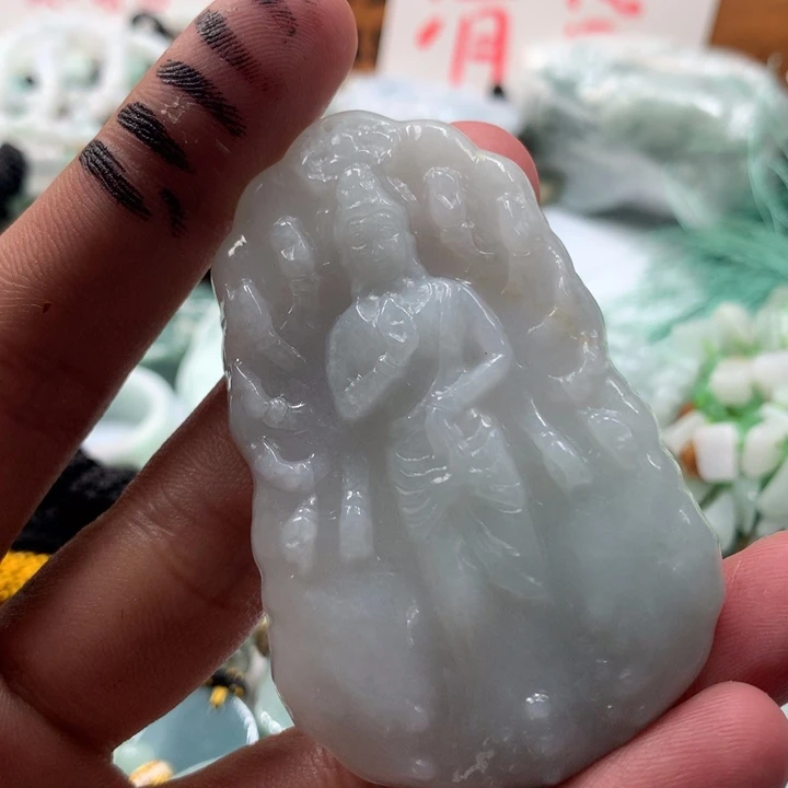 颈饰未镶嵌翡翠保真天然a货翡翠