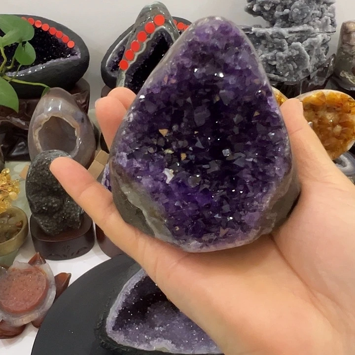 未镶嵌珠宝半成品紫晶