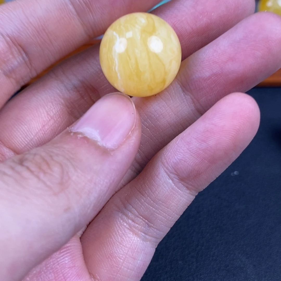 琥珀未镶嵌裸石虎皮千层11