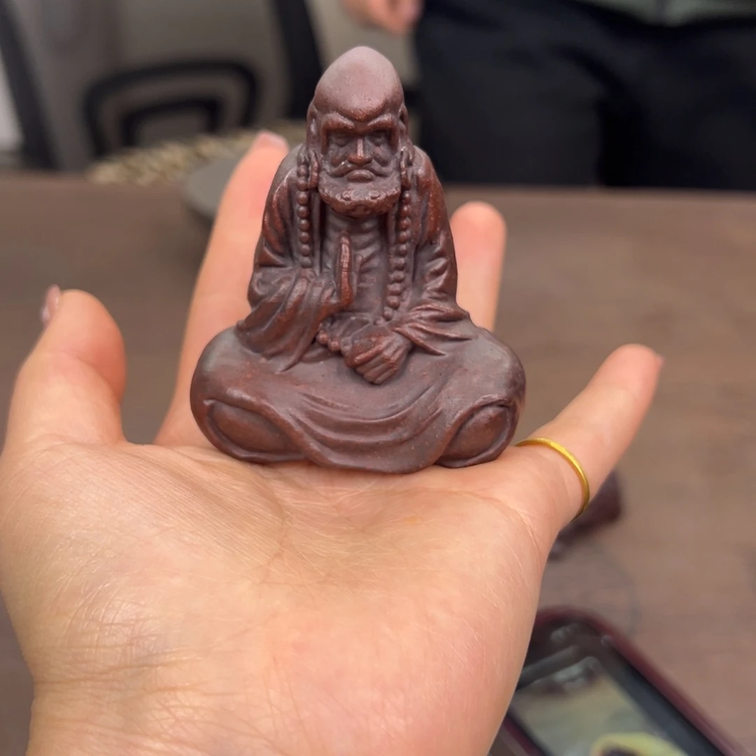 紫砂茶宠好**荐达摩茶宠摆件