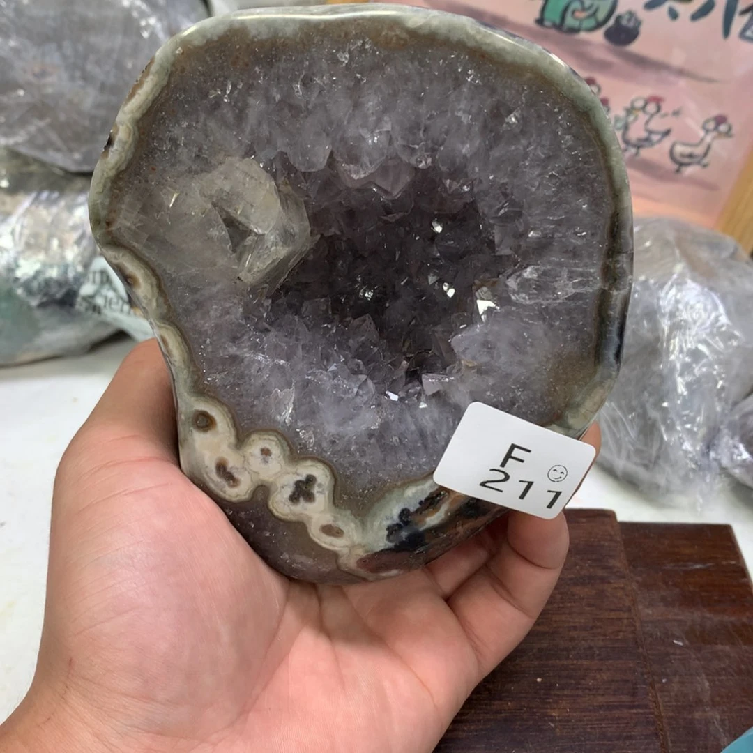 未镶嵌摆件紫晶水晶