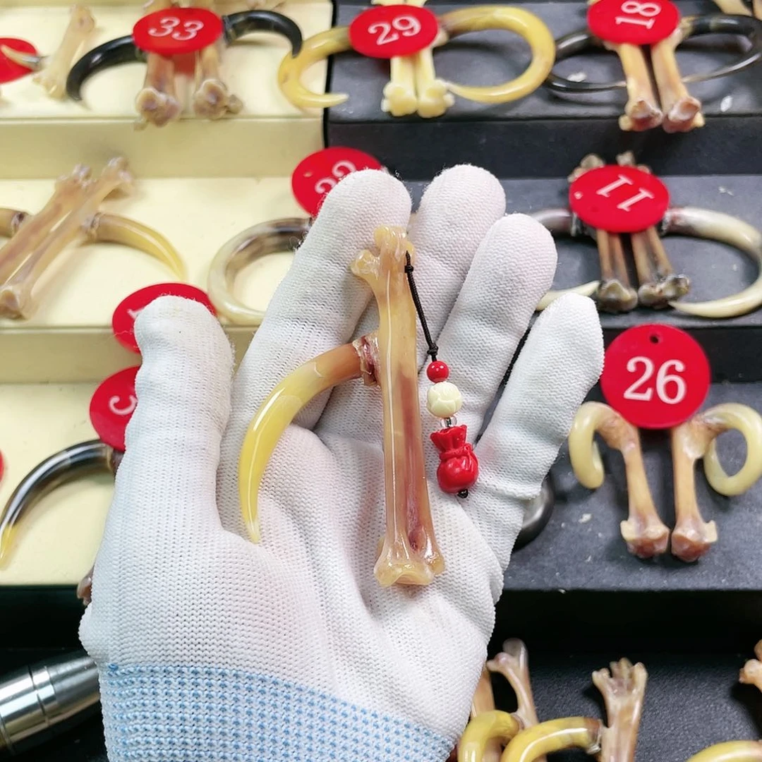 鸡骨（鸡脚）把件手把件