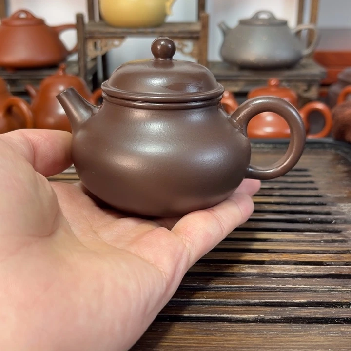 紫砂茶壶原矿紫砂手工制作