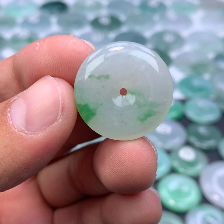 颈饰未镶嵌翡翠缅甸天然A货翡翠25-6.3