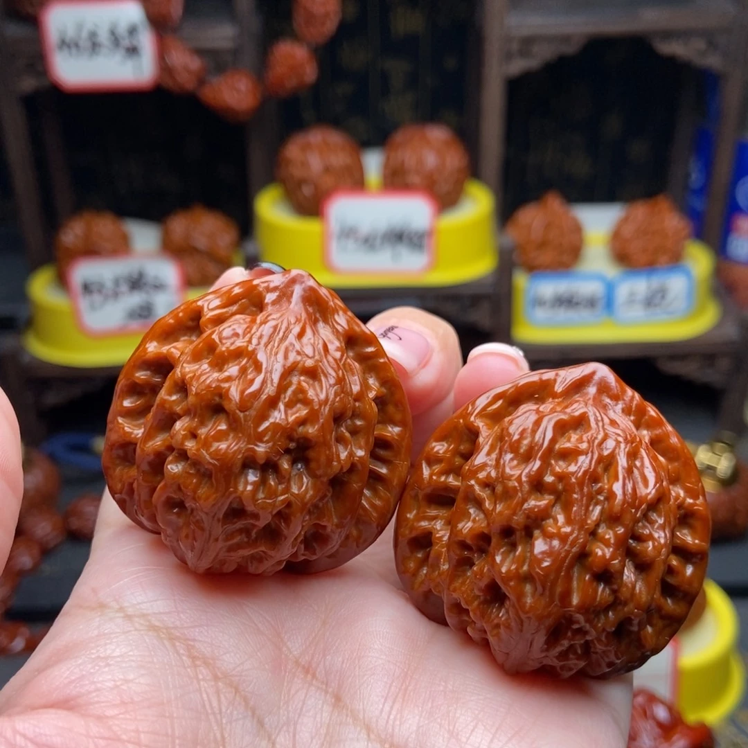 吊坠文玩核桃40三角疆