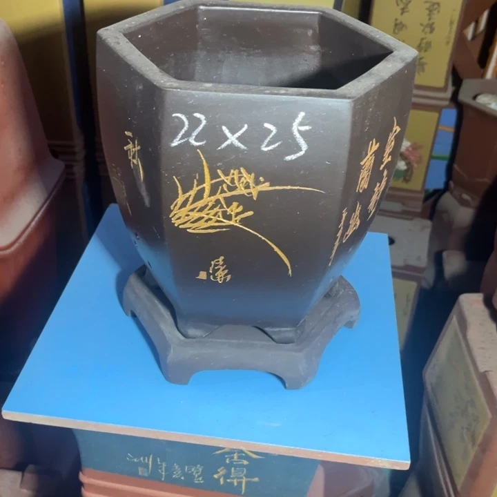 紫砂花盆紫砂花盆