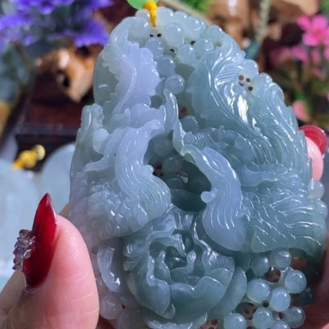 【闪购商品】颈饰未镶嵌翡翠凤凰