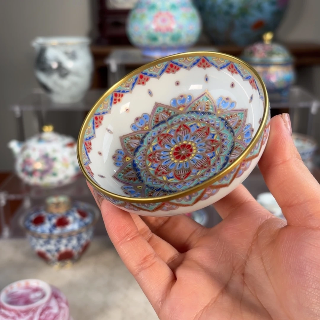 陶纯手工手绘 高端茶器