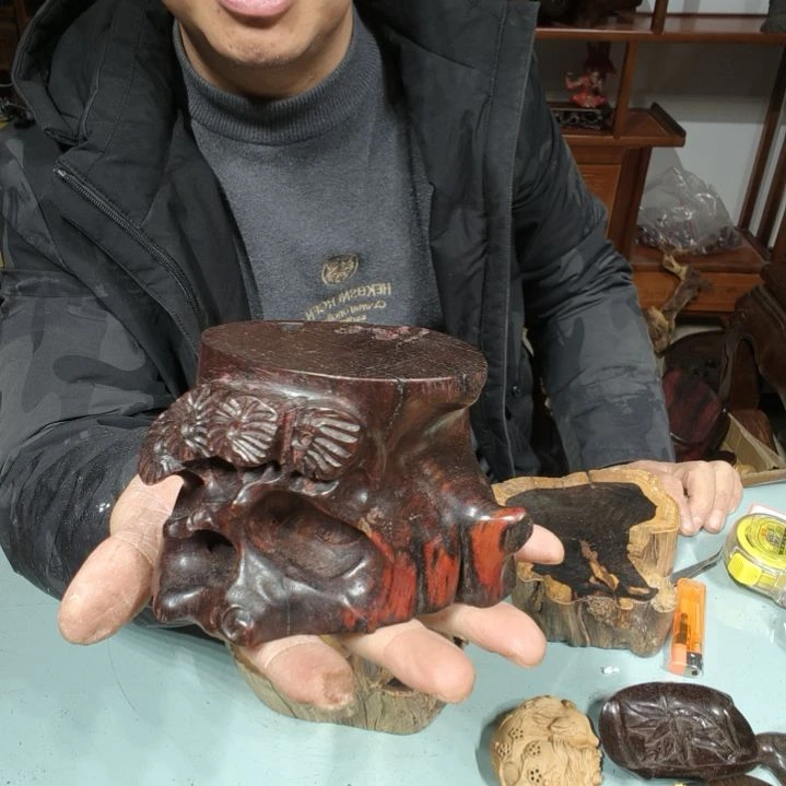 交趾黄檀（大红酸枝）隐**手68