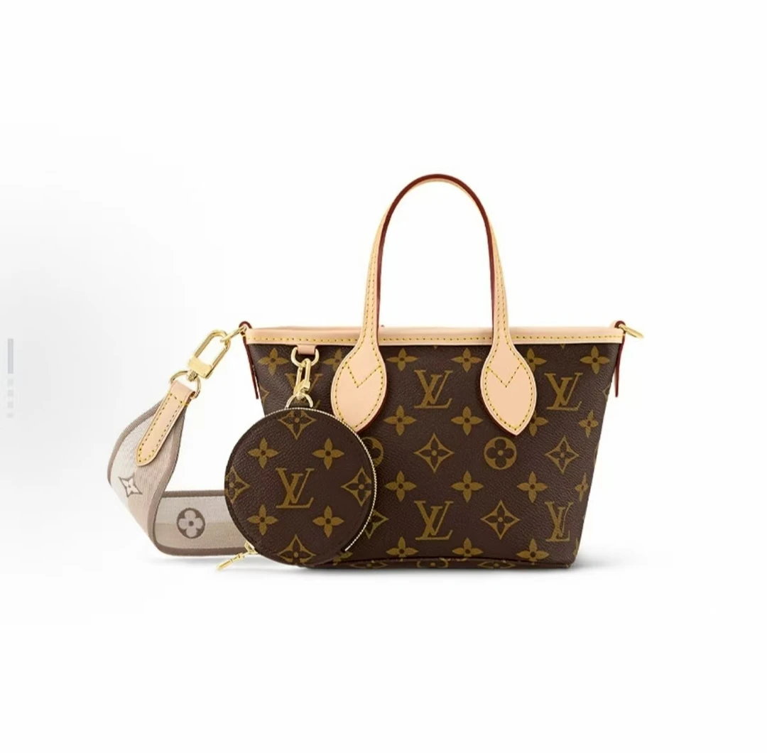 未使用 LouisVuitton/路易威登 neverfull bb 托特经典老花包