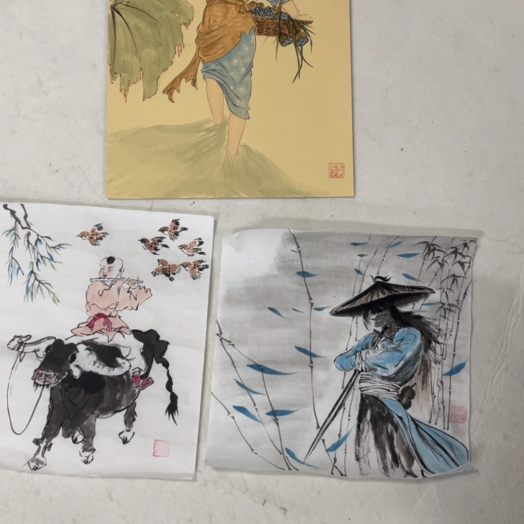 用***1国画王劲老师绘画