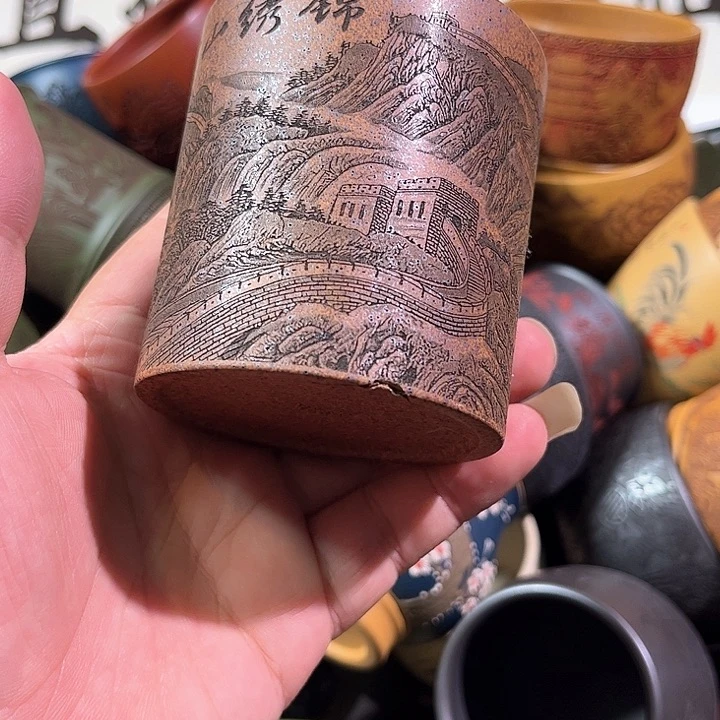 茶杯紫砂全手工紫砂主人杯